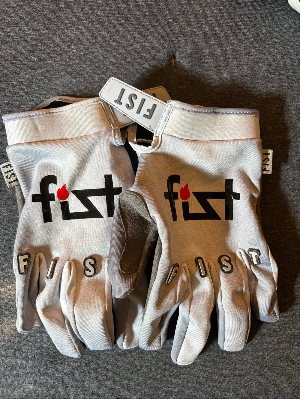 Fist Gray Cold Weather Moto Gloves